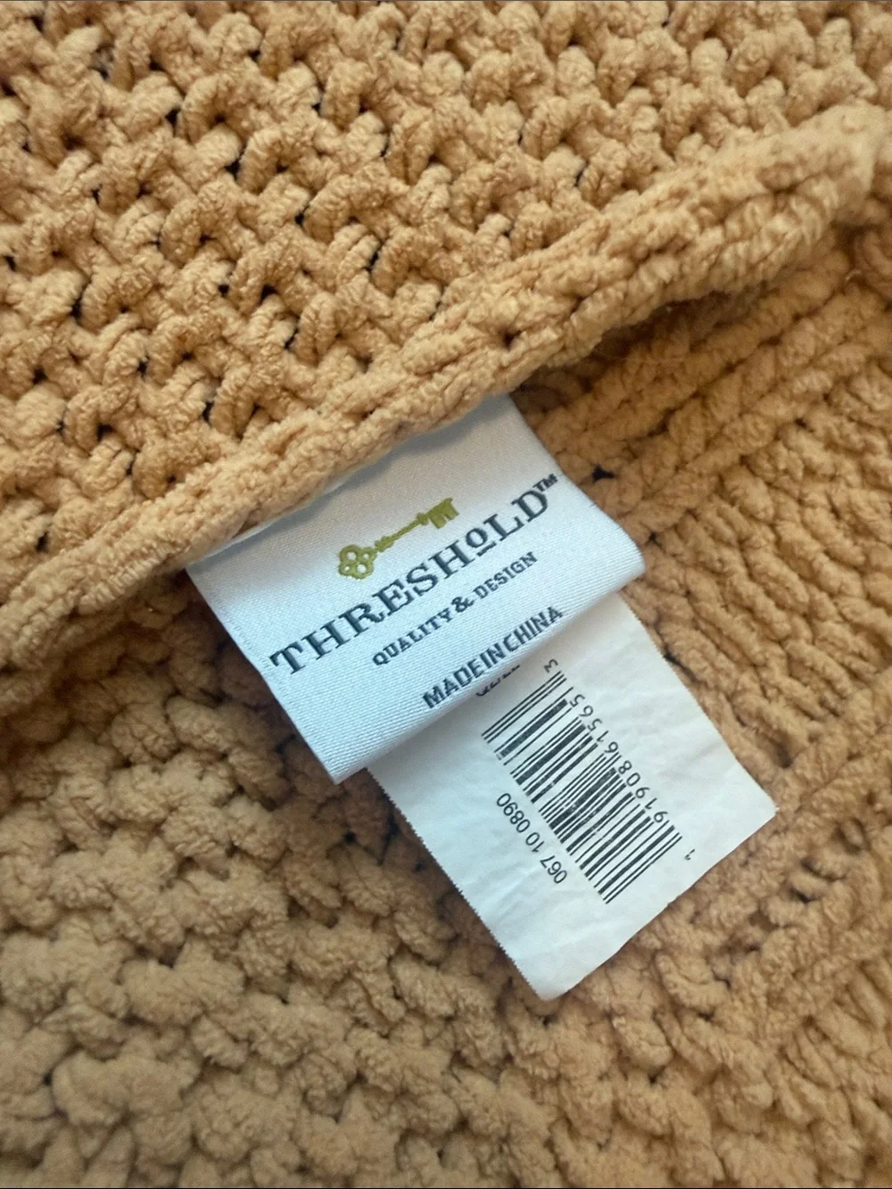 Threshold Camel Throw Blanket
